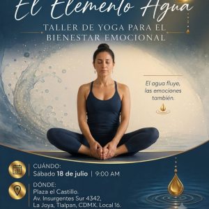 El elemento agua. Taller de Yoga para el bienestar emocional